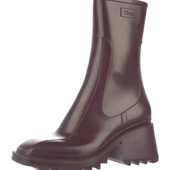 Chloé Rubber Rain Boots Women's Size: 10 | IT 40 - Picture 8 of 8